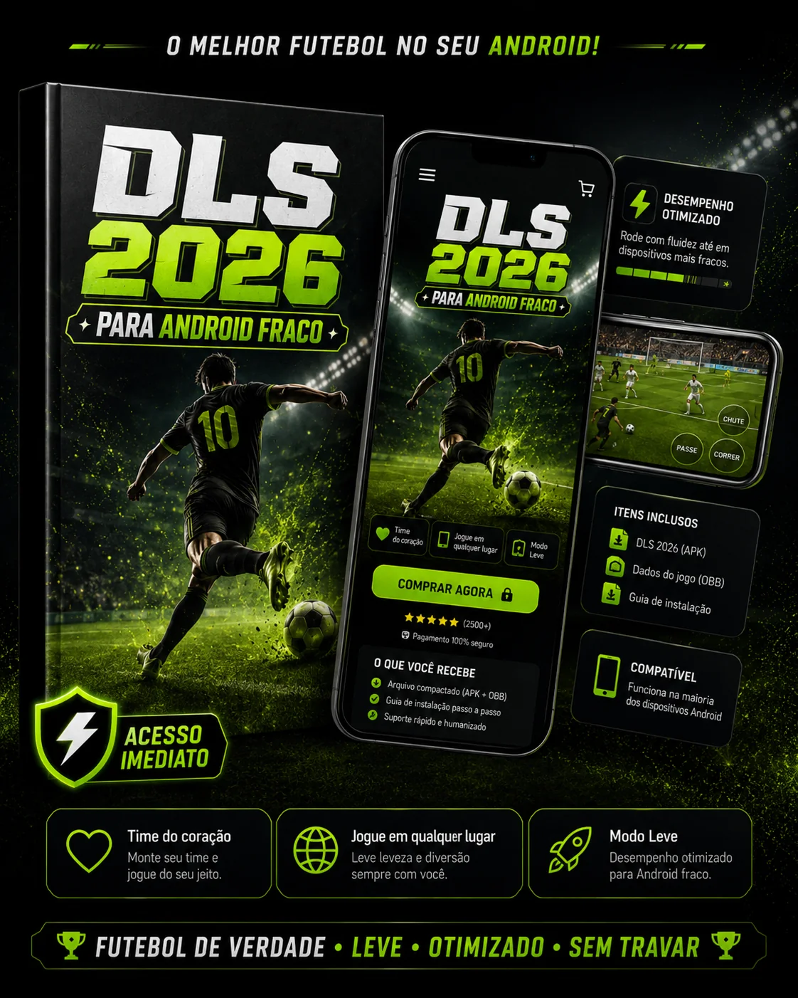 Mockup do produto DLS 26 Para Android Fraco